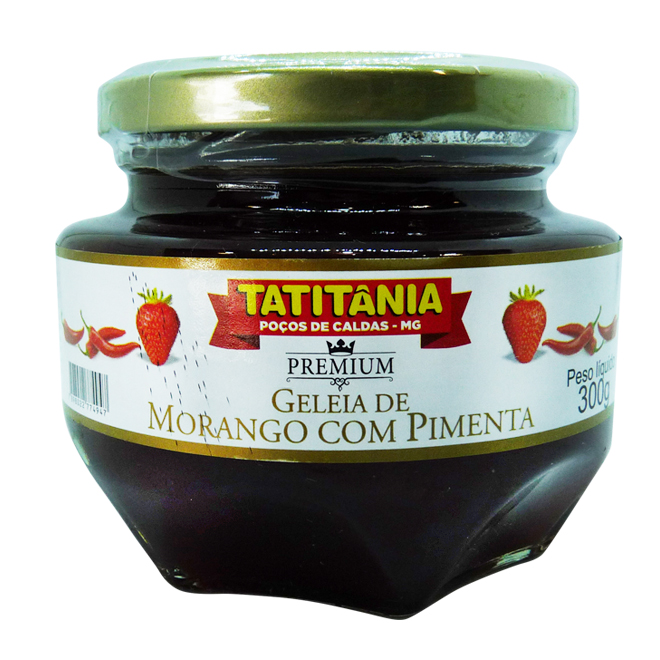 Geleia de Morangos com Pimenta 